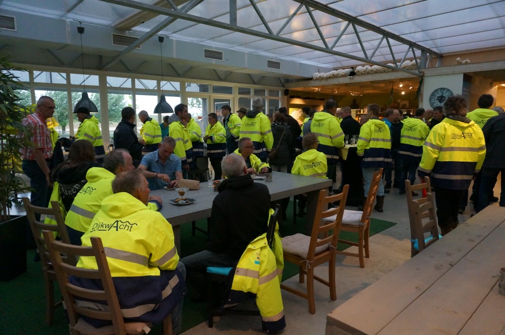 De dijkwachten van Waterschap Groot Salland.