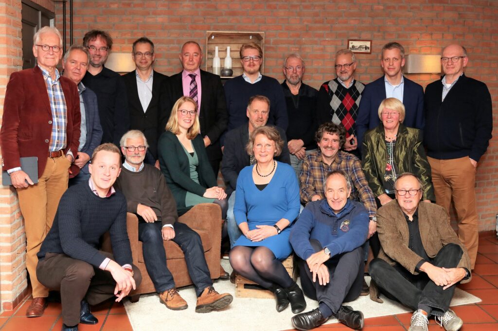 Bijna alle kandidaten van Water Natuurlijk Drents Overijsselse Delta nadat in de regiovergadering van 26 november 2018 de lijst is vastgesteld.