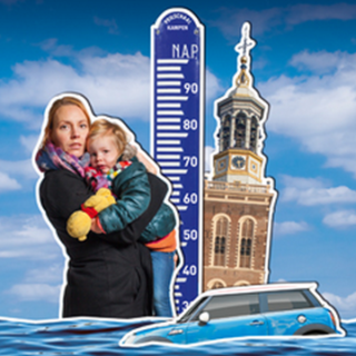 De Peperbus in de campagne van Waterschap Groot Salland .