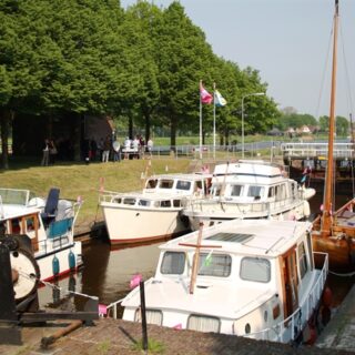 Sluis bij de stuw in Vilsteren