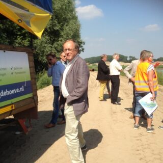 Piet de Noord op excursie in de Scheller- en Oldeneler Buitenwaarden