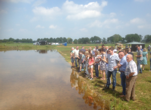 Opening van de heringerichte Buldersleidding bij Nieuwleusen op 5 juli 2017.