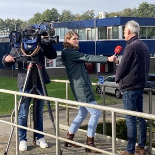 RTV Drenthe po de rioolwaterzuivering in Echten