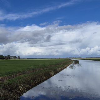 Het terrein waar Industrieterrein IV in Meppel is gepland.