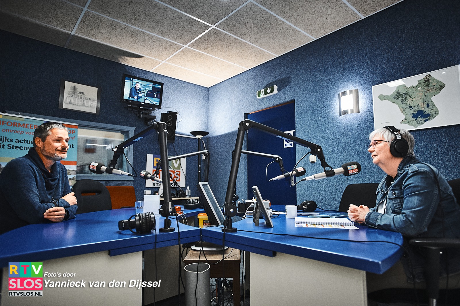 Gerner in gesprek bij de lokale omroep RTVSLOS