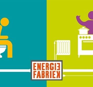 energiefabriek en slibgisting