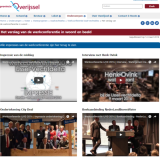 impressie werkconferentie IJssel-Vechtdelta 9 maart 2016