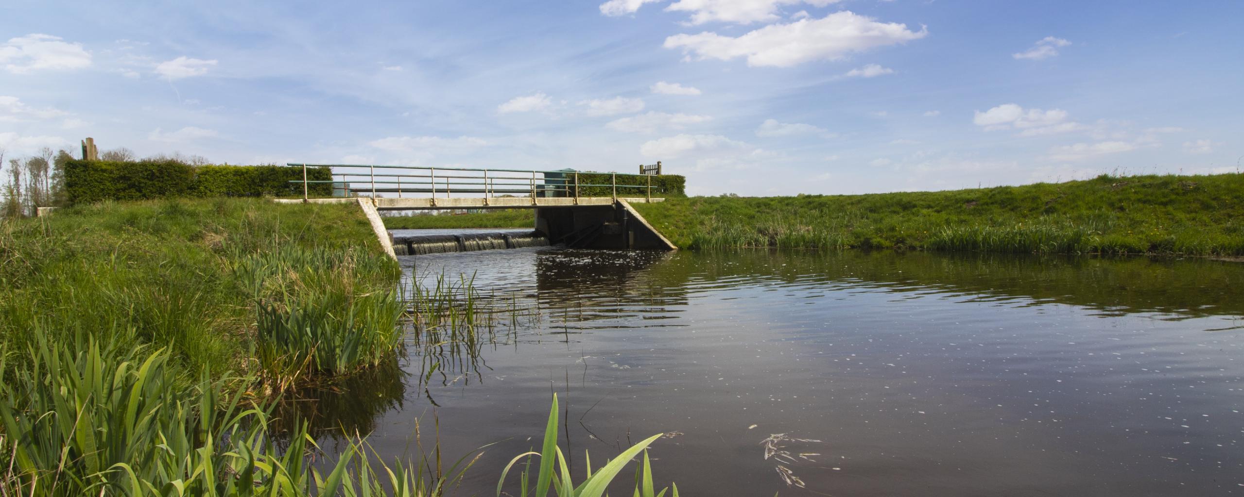 Stuw bij de Wapservensche Aa
