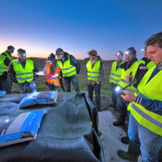 De Kampereilanden Brigade oefent.