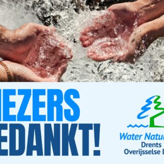 Water Natuurlijk Drents Overijsselse Delta bedankt de kiezers.