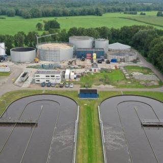 rwzi Echten, augustus 2023